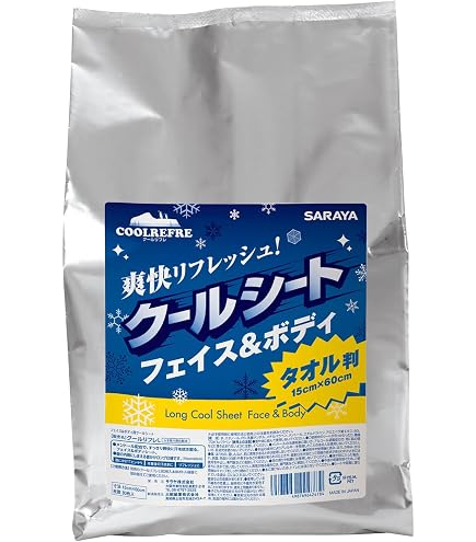 Amazon.co.jp: サラヤ フェイス＆ボディ用クールシート クールリフレ